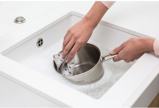 Brabantia Cleaning Cloths with Microfibers General Use Gray 30x30cm 2pcs