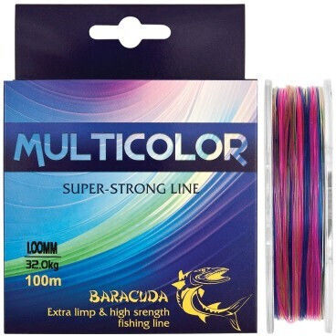 Baracuda Multicolor Nylon Monofilament 100 M Large Diameter