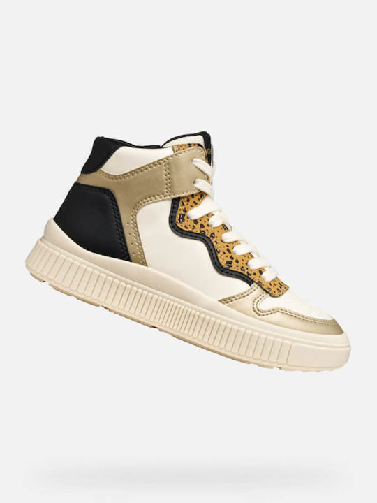 Laquinny Παιδικά Sneakers Ανατομικά με Σκρατς Χρυσά
