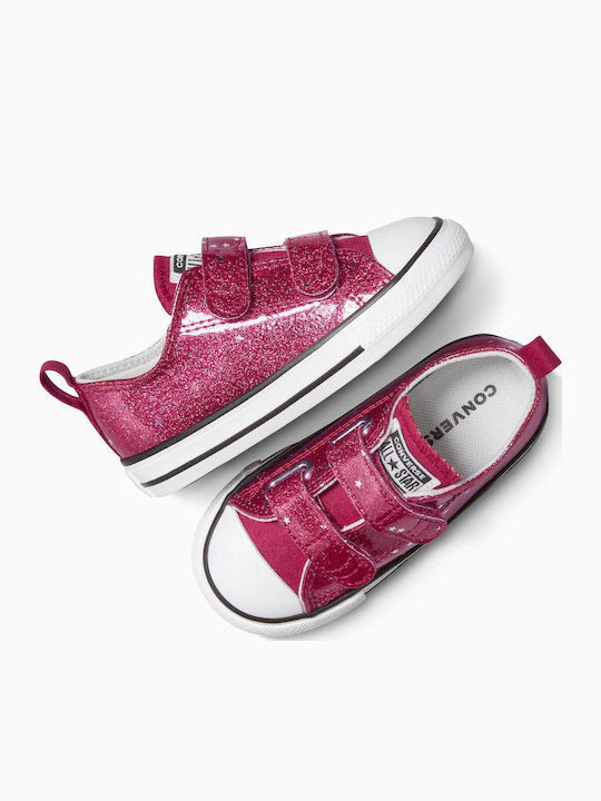 Chuck Taylor All Star Παιδικά Sneakers με Σκρατς Μωβ