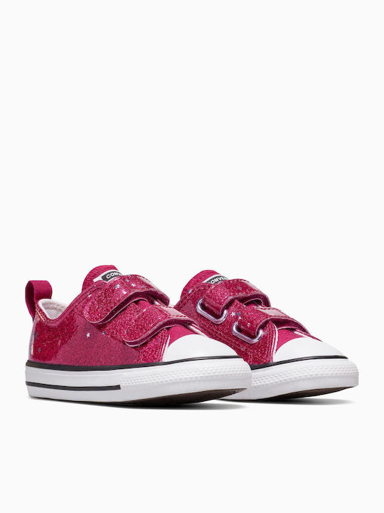 Chuck Taylor All Star Παιδικά Sneakers με Σκρατς Μωβ