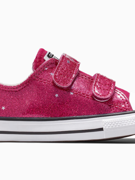 Chuck Taylor All Star Παιδικά Sneakers με Σκρατς Μωβ