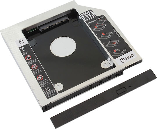 Caddy 2.5 HDD 9.5 mm SATA SSD Black (AK184B)