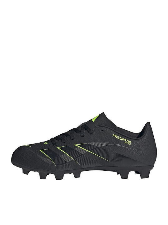 adidas Predator Club Football Shoes with Cleats Black
