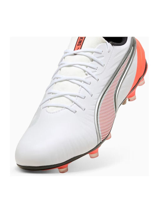 PUMA Match Футболни Обувки с Бутони Бял