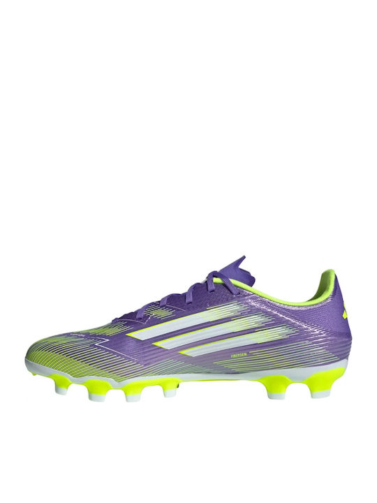 adidas F50 League Football Shoes with MG Cleats Purple adidas F50 League Football Shoes with MG Cleats Purple