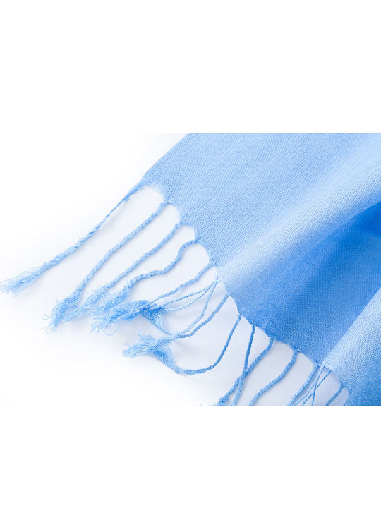 Signare Damen Schal Hellblau