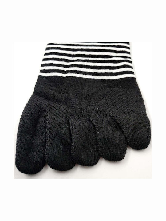 Bambus Baumwollsocken Zehen Socken Gestreift Q&y