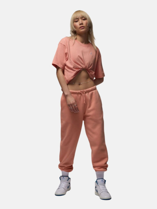Παντελόνι Φόρμας Fleece Πορτοκαλί
