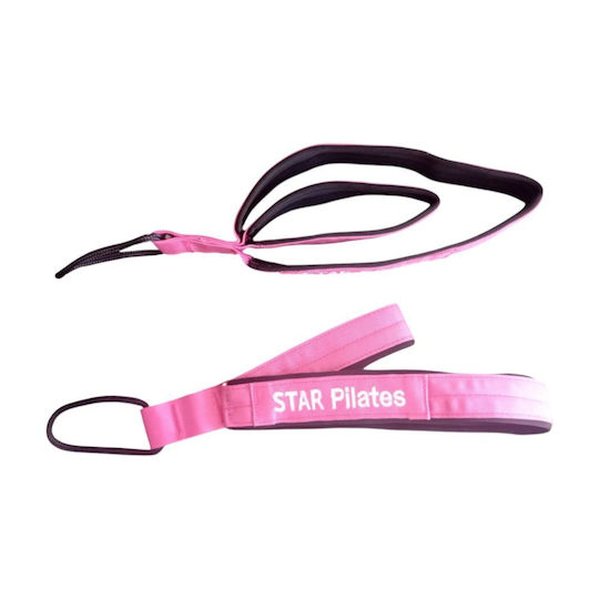 Double Grip "star Pilates" Velvet Hot Pink