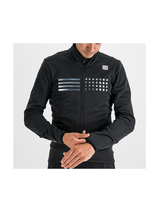 Sportful Jacket Tempo Jacket Männer Wasserdicht Fahrrad-Windjacke Langarm Schwarz