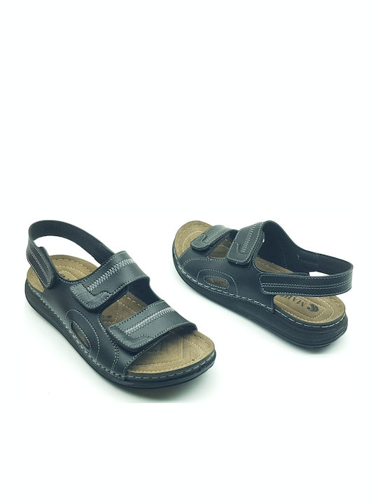 Herrensandalen in Schwarz Farbe