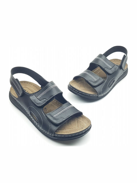 Herrensandalen in Schwarz Farbe