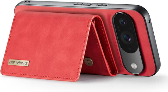 DG.MING Wallet Πλαστικό Κόκκινο (Google Pixel 10 / 10 Pro)