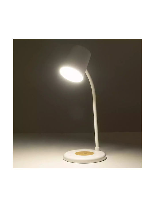 GloboStar LED Φωτιστικό Γραφείου Bluetooth σε Λευκό Χρώμα