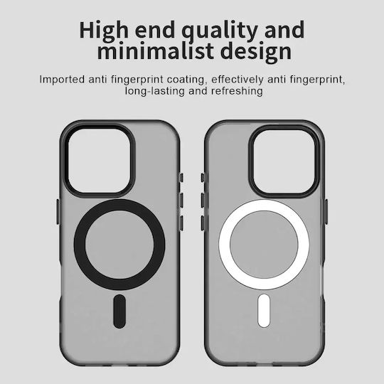 Techsuit Umschlag Rückseite Kunststoff / Silikon Weiß (iPhone 17 Pro / iPhone 16 Pro)