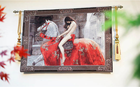 Signare Decorative Tapestry Handmade from Fabric 139x105cm