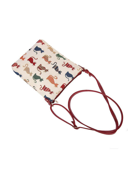 Sling Cheeky Cat Γυναικεία Τσάντα Χιαστί Πολύχρωμη