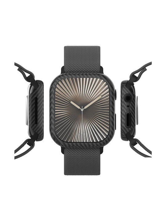 Nekit Калъф за Защита Kevlar в Черен цвят за Apple Watch 10 46мм Nekit Калъф за Защита Kevlar в Черен цвят за Apple Watch 10 46мм