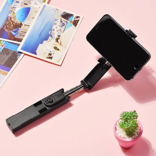 Ασύρματο Selfie Stick Επέκταση Έως 76cm – Κινητά 4.7″ Έως 6″ – Μαύρο Borofone By4