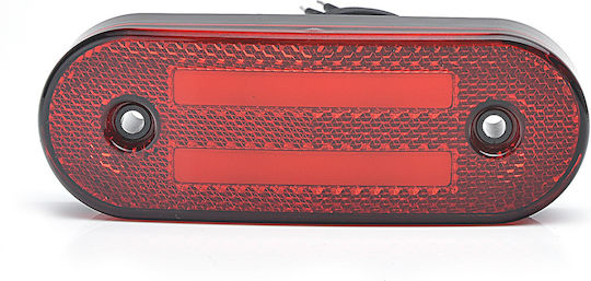 Neon Led Volume Side Red Two Lines Was 12 / 24v Adr Mounting Base Ip 6668