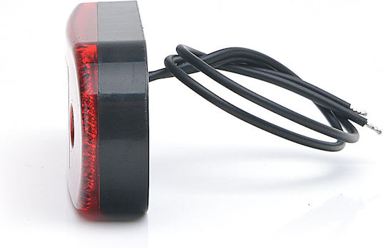 Neon Led Volume Side Red Two Lines Was 12 / 24v Adr Mounting Base Ip 6668