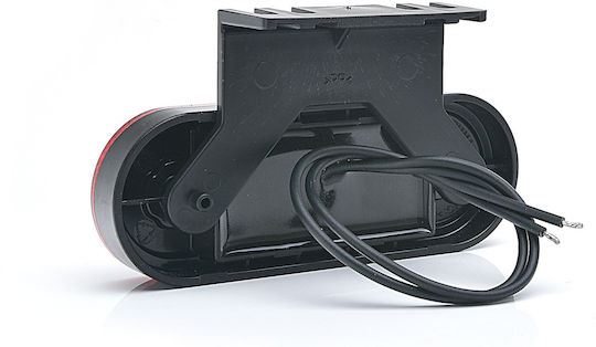 Neon Led Volume Side Red Two Lines Was 12 / 24v Adr Mounting Base Ip 6668