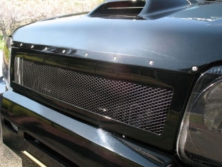 Decorative Aluminum Car Bumper Grille – Skid Plate 100×33cm Diamond Mesh 15x8mm Silver