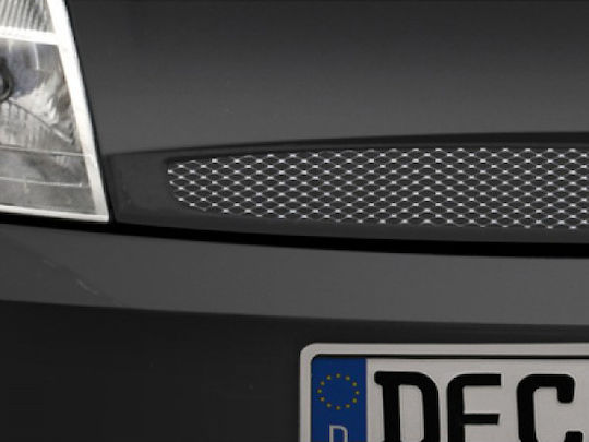 Decorative Aluminum Car Bumper Grille – Skid Plate 100×33cm Diamond Mesh 15x8mm Silver