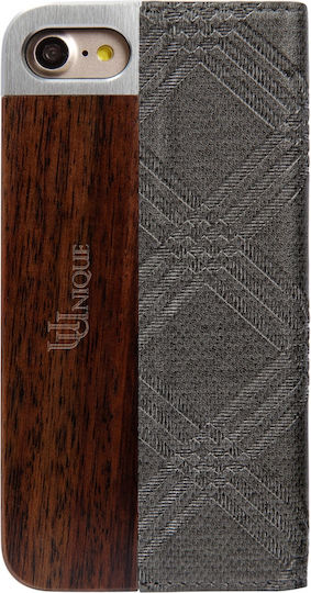 UUnique London Uunique Buchen Sie Synthetisches Leder Gray (iPhone SE 2022/2020/8/7) 505545930025