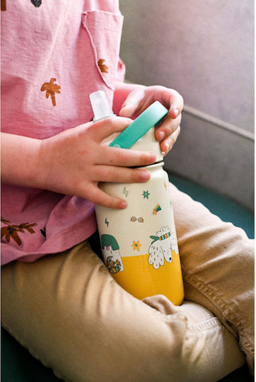 The Cotton Cloud Bottle Thermos Stainless Steel Dancing Hearts