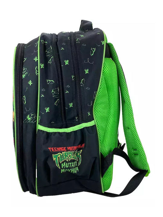 Τσάντα Πλάτης Δημοτικού Gim Ninja Turtles Bros 3 Θέσεων 334-28031