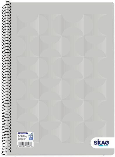 Skag Spiral Heft Geregelt A4 90 Blätter 3 Themen University Abstract 1Stück (Μiverse Farben)