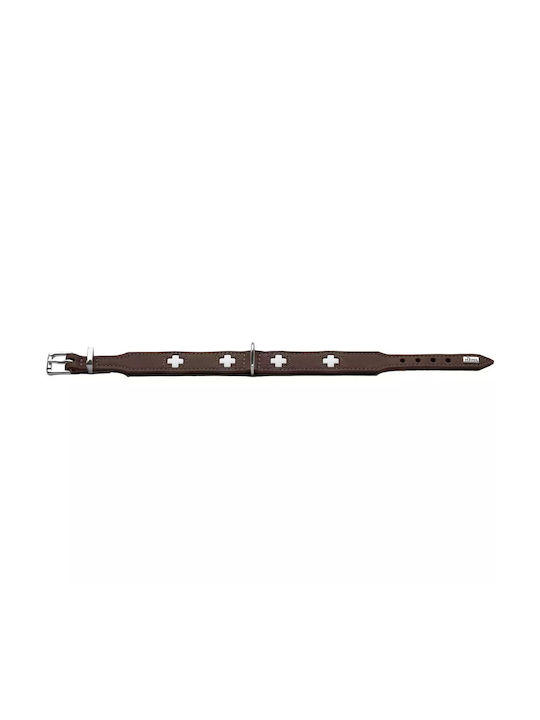 Hunter Guler pentru câini Piele în culoarea Roșu XLarge 39mm x 61 - 68cm