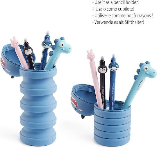 Miquelrius Pencil Case Silicone Barrel Blue