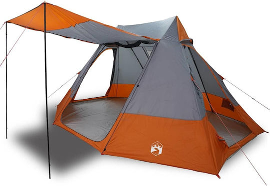 vidaXL Σκηνή Camping Πορτοκαλί 482x360x227εκ.