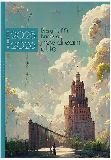 Matalon Dream City Daily Academic Agendas 2025/26 14x21cm D