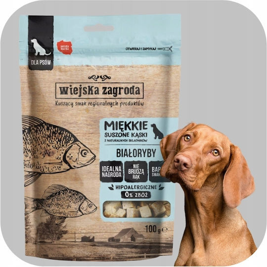 Wiejska Zagroda Leckerli für Hunde Kleine Rassen mit Fisch und Fleisch 100gr