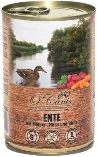 O'Canis Wet Food Dogs in Cans with Carrot and Duck Gluten-Free 400gr