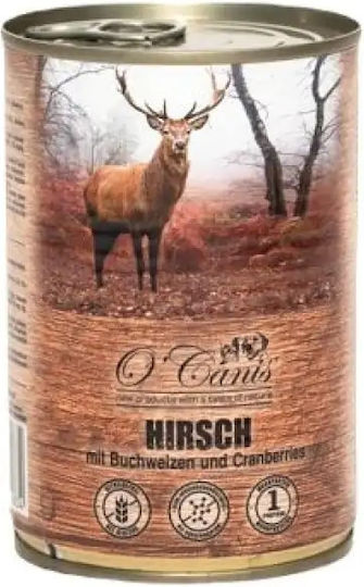 O'Canis Wet Food Dogs in Cans with Deer Gluten-Free 400gr