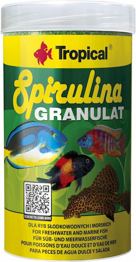 Tropical Fischfutter für Fische mit Spirulina 1000ml