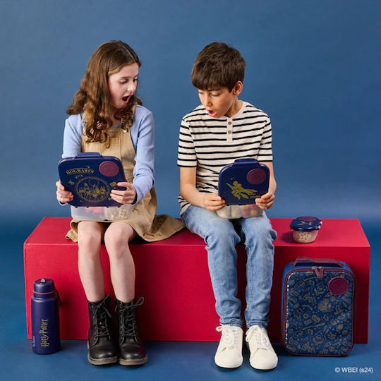 B.Box Lunchbox Πλαστικό Παιδικό Δοχείο Φαγητού Harry Potter 2lt Μπλε