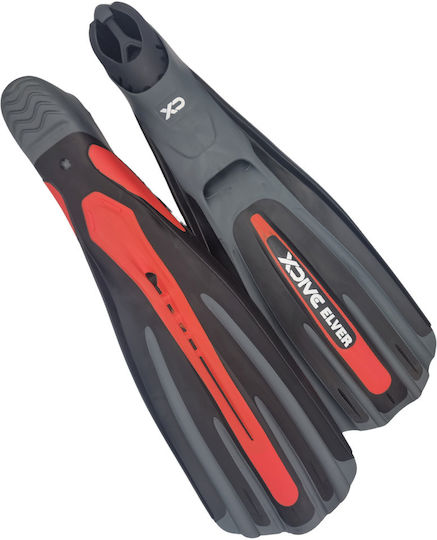 XDive Βατραχοπέδιλα Κολύμβησης Elver Black/red