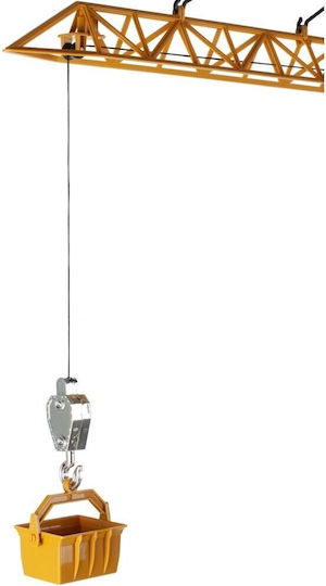 Remote Control Toy Crane Τηλεκατευθυνόμενο Δομικό Όχημα Κίτρινο