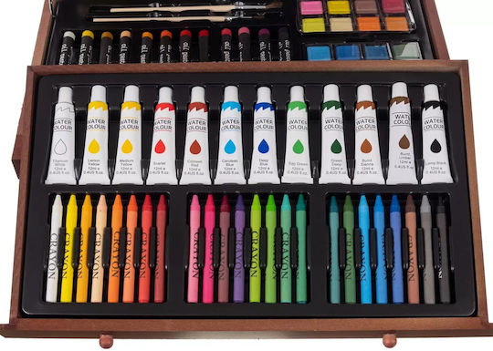 Set de Colorat Lemn 38x23.5cm 129buc