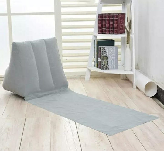 Beach Mat Plastic Gray 138x48cm