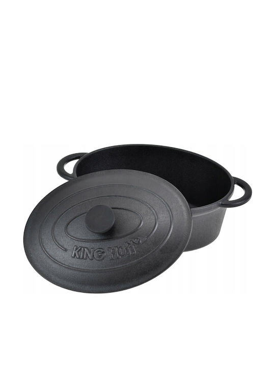 KING Hoff Deep Pot made of Cast Iron 3.9lt / 28cm