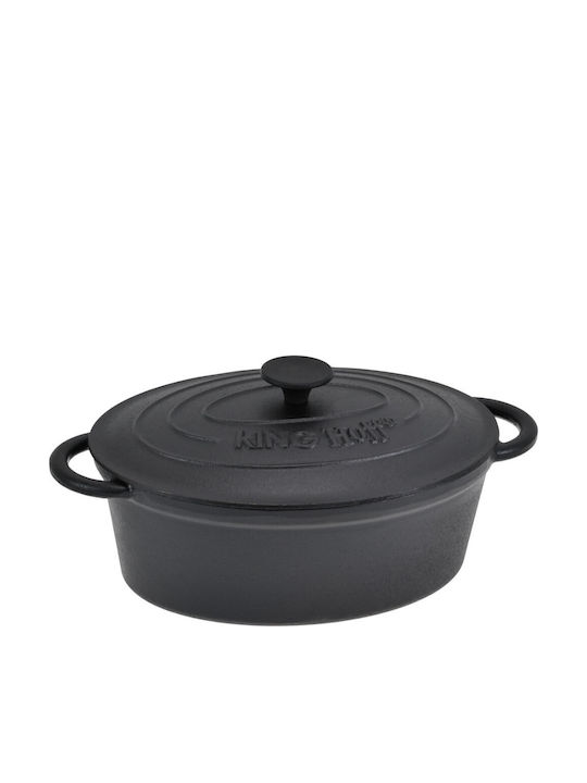 KING Hoff Deep Pot made of Cast Iron 3.9lt / 28cm