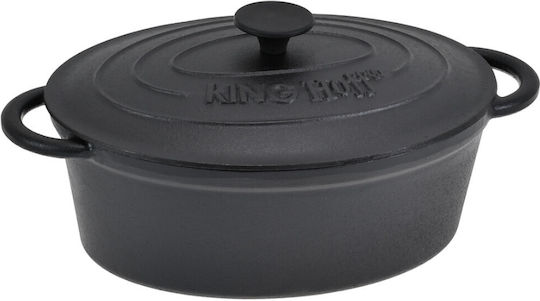 KING Hoff Deep Pot made of Cast Iron 3.9lt / 28cm