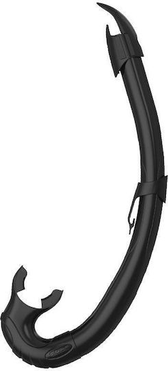 Seac Snorkel Black with Silicone Mouthpiece